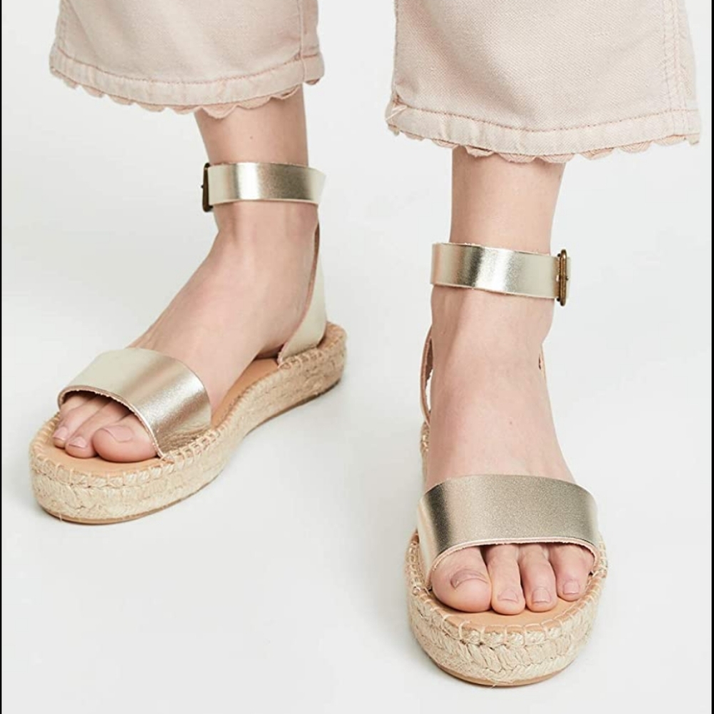 SOLUDOS Cadiz Espadrilles Platform Sandals Size 7